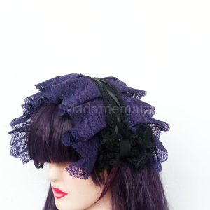 Headdress – Lace Purple
