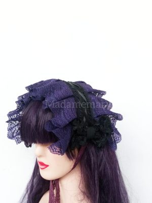 Headdress – Lace Purple