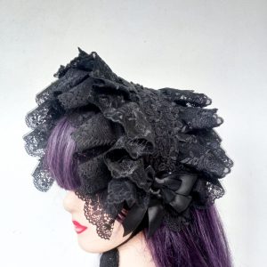 Bonet – Ruffle – Black