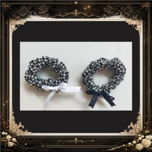 Gingham Series – Scrunchie